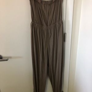 Tube top one piece jumper